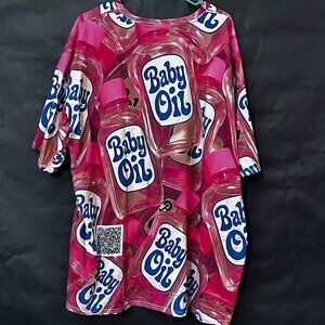 Free Diddy Cotton Musical Shirt 2X Baby Oil Hip Hop Rap Music Baggy Tee T-shirt